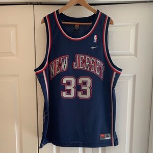 Vtg Stephon Marbury New Jersey Nets Swingman